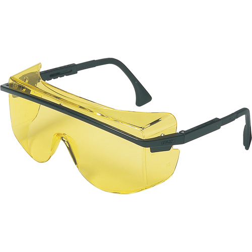 Lunettes de s&eacute;curit&eacute; Uvex Astrospec OTG 3001, Lentille Ambr&eacute;e, Anti-&eacute;gratignures, ANSI Z87+/R&eacute;pond ou surpasse la norme CSA Z94.3 Toolneeds Inc.