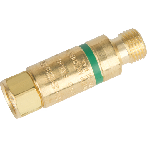 Antiretours pare-flammes - Oxy/gaz combustibles, Gaz combustibles (rouge)/Oxyg&egrave;ne (vert), Style pour chalumeau Toolneeds Inc.