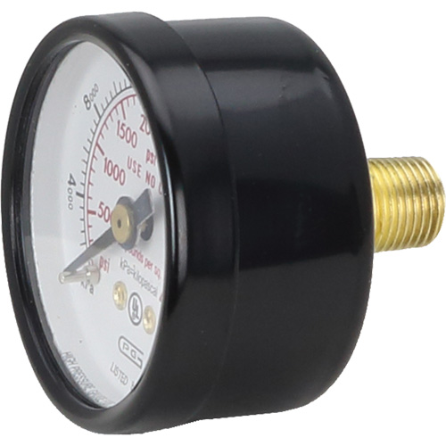Manom&egrave;tres,  1-1/2", 0 - 4000 psi, Fixation arri&egrave;re, Analogique Toolneeds Inc.