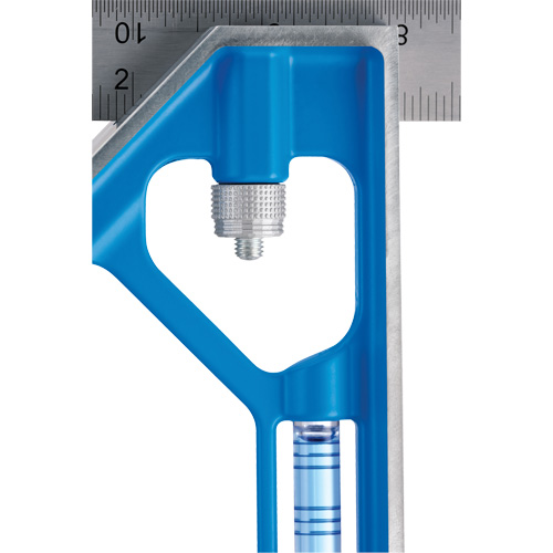 &eacute;querre combin&eacute;e True Blue, 12" lo, 1/16" Graduations, Acier, Ordinaire Toolneeds Inc.