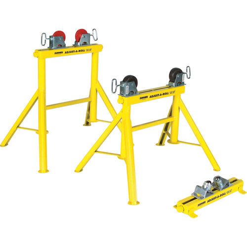Support Adjust-A-Rolls, Capacit&eacute; de chargement 1000 lb, Capacit&eacute; max. de tuyau 36" Toolneeds Inc.