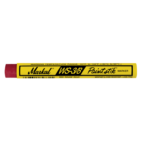 WS-3/8 Paintstik&reg; Paint Marker, Solid Stick, Red Toolneeds Inc.