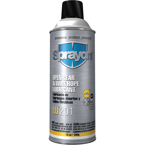 LU201 Open Gear & Wire Rope Lubricant, Aerosol Can Toolneeds Inc.
