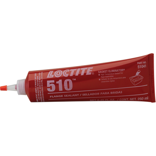 Flange Sealant 510 Gasket Eliminator High Temperature, Tube, Red Toolneeds Inc.