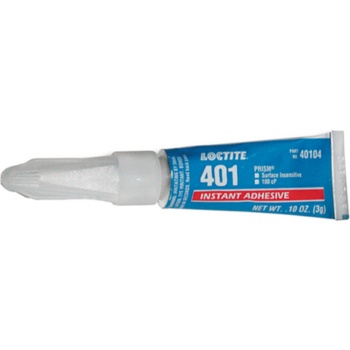 401 General Purpose Instant Adhesive, Clear, Tube, 3 g Toolneeds Inc.