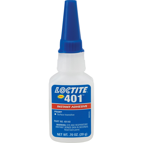 Prism 401 Instant Adhesive, Clear, Bottle, 20 g Toolneeds Inc.