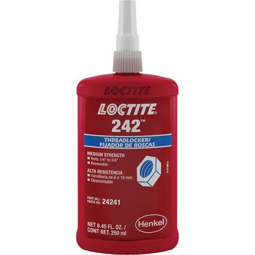 Compos&eacute; de blocage 242, Bleu, Moyen, 250 ml, Bouteille Toolneeds Inc.
