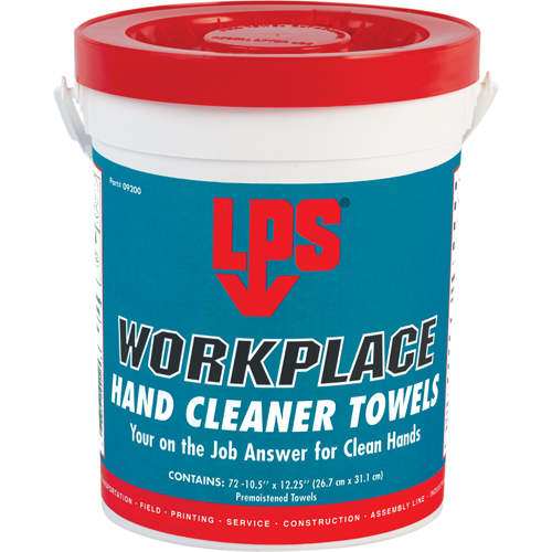 Workplace Hand Cleaner Towels, 72 Wipes, 10-1/2" x 12-1/4" Toolneeds Inc.