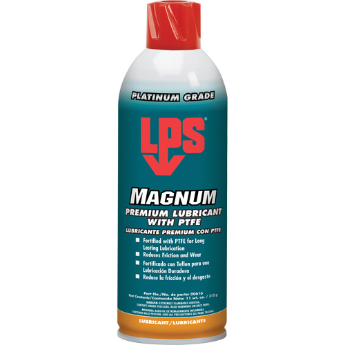 Lubrifiant de qualit&eacute; sup&eacute;rieure avec PTFE Magnum, Canette a&eacute;rosol, 16 oz Toolneeds Inc.