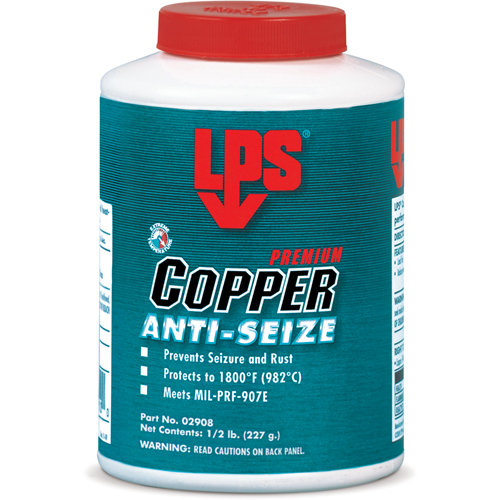 Copper Anti-Seize, 1 lbs., Bottle, 1800°F (982°C) Max Temp. Toolneeds Inc.
