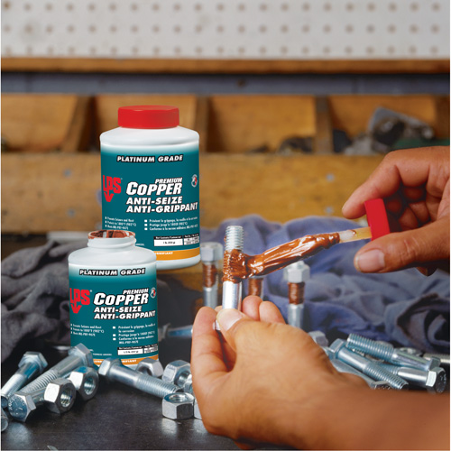 Copper Anti-Seize, 1 lbs., Bottle, 1800°F (982°C) Max Temp. Toolneeds Inc.