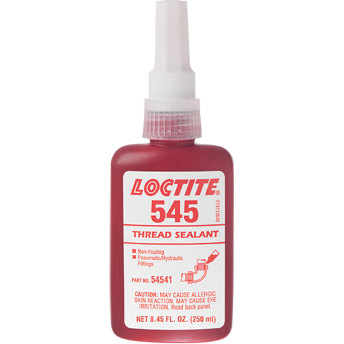Thread Sealant 545 Hydraulic/Pneumatic Sealant, Bottle, 250 ml, -54° C - 121° C/-65° F - 250° F Toolneeds Inc.