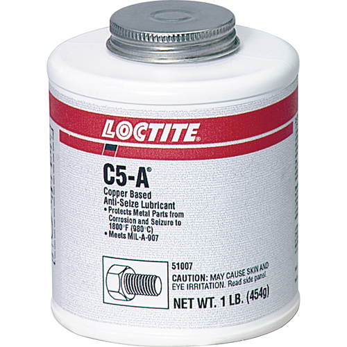 Antigrippant &agrave; base de cuivre C5-A, 543 g, Canette &agrave; dessus brosse, 1800°F (982°C) Temp&eacute;rature max. Toolneeds Inc.