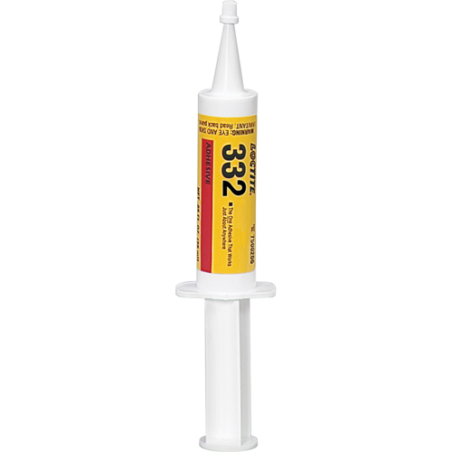 Adh&eacute;sif structurel 332 pour environnements s&eacute;v&egrave;res, 623 g, Seringue, Ambr&eacute;e Toolneeds Inc.