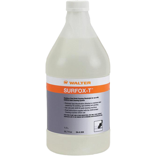 Nettoyant de soudures SURFOX-T, 1,5 L, Bouteille Toolneeds Inc.