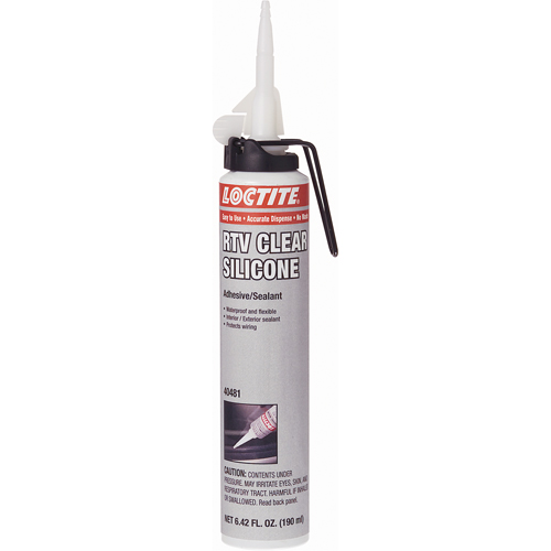 Superflex RTV Silicone Adhesive Sealant, Cartridge, Clear Toolneeds Inc.