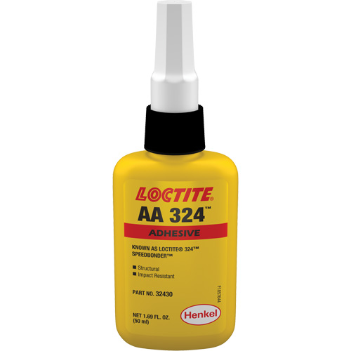 Adh&eacute;sif acrylique structurel 324 Speedbonder, Deux composants, 50 ml, Bouteille, Jaune Toolneeds Inc.