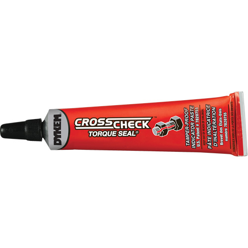 Cross Check Torque Seal&reg; Tamper-Proof Indicator Paste, 1 oz., Tube, Red Toolneeds Inc.