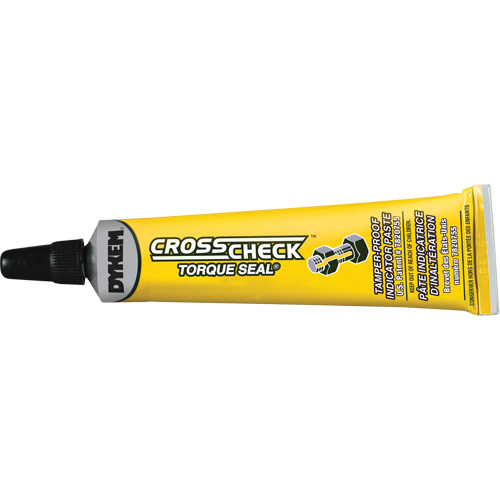 P&acirc;te indicatrice inviolable Cross-Check Torque Seal, 1 liq. oz., Tube, Jaune Toolneeds Inc.