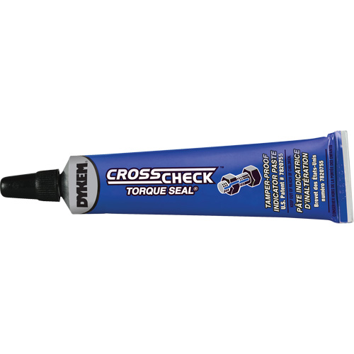 P&acirc;te indicatrice inviolable Cross-Check Torque Seal, 1 liq. oz., Tube, Bleu Toolneeds Inc.