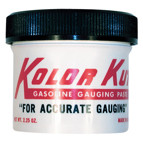 P&acirc;te de jaugeage d'essence Kolor Kut , Cruche Toolneeds Inc.