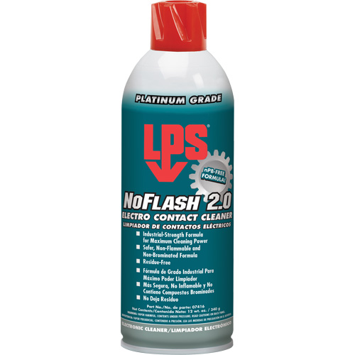 NoFlash&reg; 2.0 Electro Contact Cleaners, Aerosol Can Toolneeds Inc.