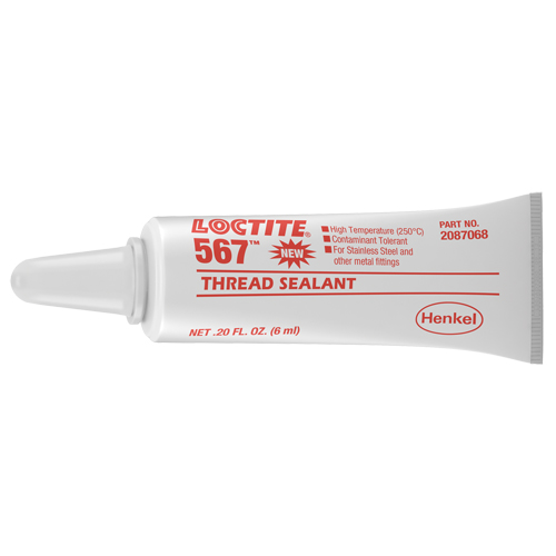 Scellant &agrave; filet haute temp&eacute;rature 567, Tube, 6 ml,  Toolneeds Inc.