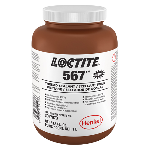 Scellant &agrave; filet haute temp&eacute;rature 567, Bouteille, 1 L,  Toolneeds Inc.