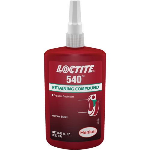 Compos&eacute; de retenue Loctite 540, 250 ml, Bouteille, Bleu Toolneeds Inc.