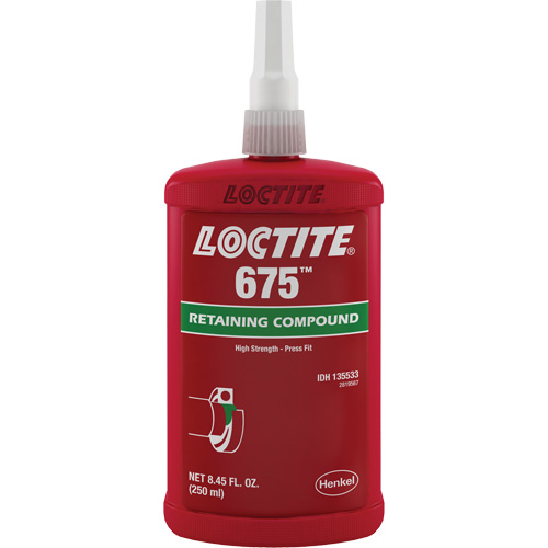 Compos&eacute; de blocage Loctite 675, 250 ml, Bouteille, Vert Toolneeds Inc.