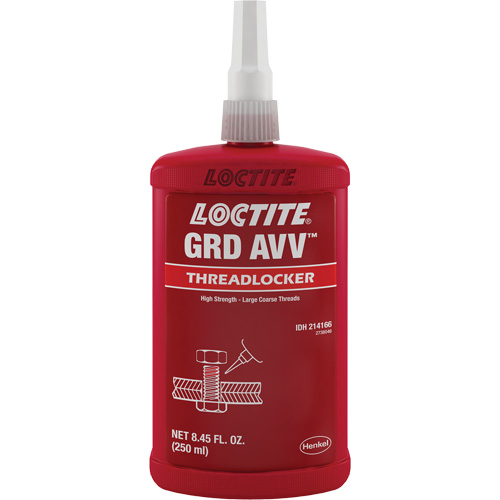 Compos&eacute; de blocage de calibre lettre AVV, Rouge, &eacute;lev&eacute;, 250 ml, Bouteille Toolneeds Inc.