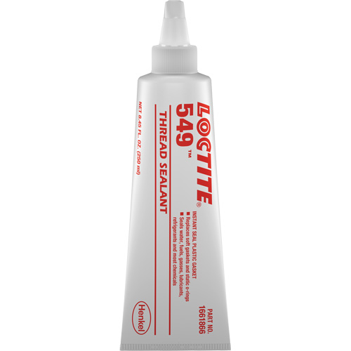 549 Thread Sealant, Tube, 250 ml, -54° C - 149° C/-65° F - 300° F Toolneeds Inc.