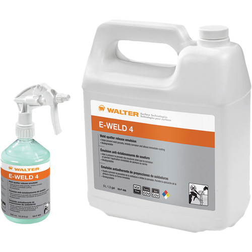 &eacute;mulsion anti-&eacute;claboussures de soudure E-Weld 4, Cruche Toolneeds Inc.