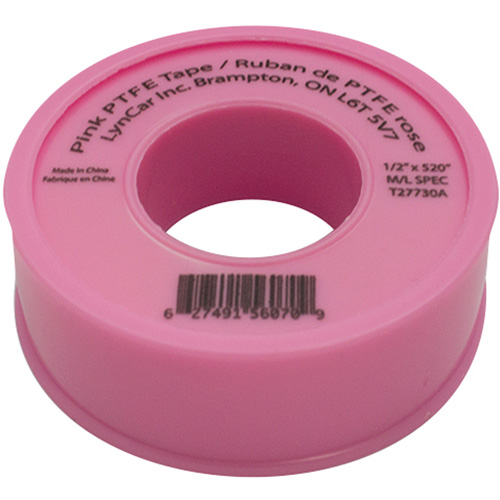 Ruban de Teflon, 520" lo x 1/2" la, Rose Toolneeds Inc.