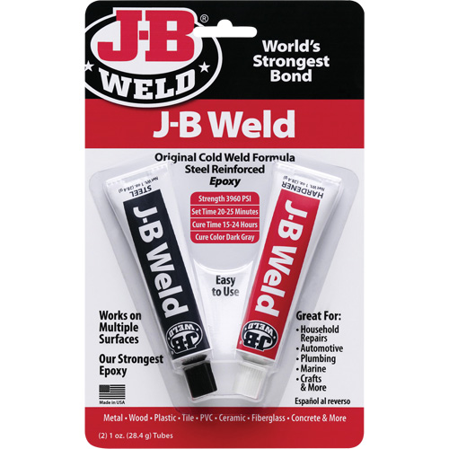 Epoxy, Two-Part, Tube, 2 oz., Grey Toolneeds Inc.