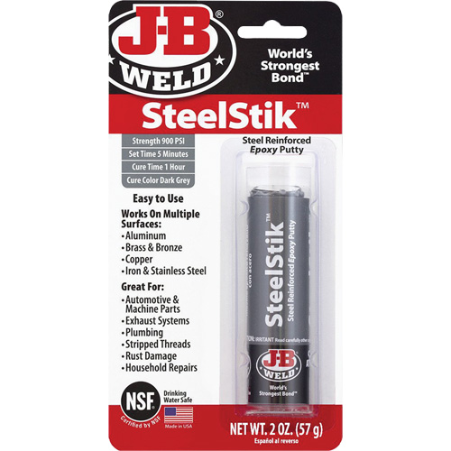 Colle &eacute;poxyde SteelStik, 2 oz, B&acirc;ton, Gris Toolneeds Inc.