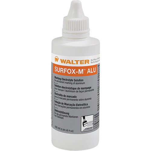 Solution &eacute;lectrolytique de marquage sur l'aluminium Surfox-M Toolneeds Inc.