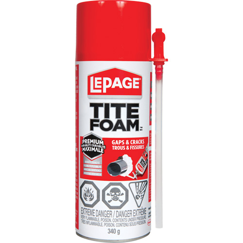 Titefoam Gaps & Cracks Insulating Foam Sealant, Aerosol Can, White Toolneeds Inc.