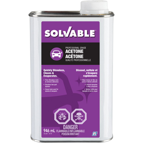 Ac&eacute;tone liquide, 946 ml Toolneeds Inc.