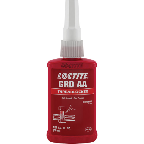 Letter Grade AA Wicking Grade Threadlocker, Green, High, 50 ml, Bottle Toolneeds Inc.