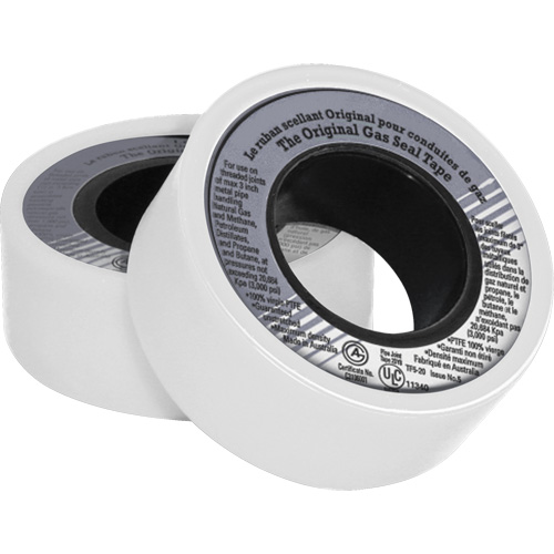 PTFE Thread Sealant Tape, 480" L x 3/4" W, White Toolneeds Inc.