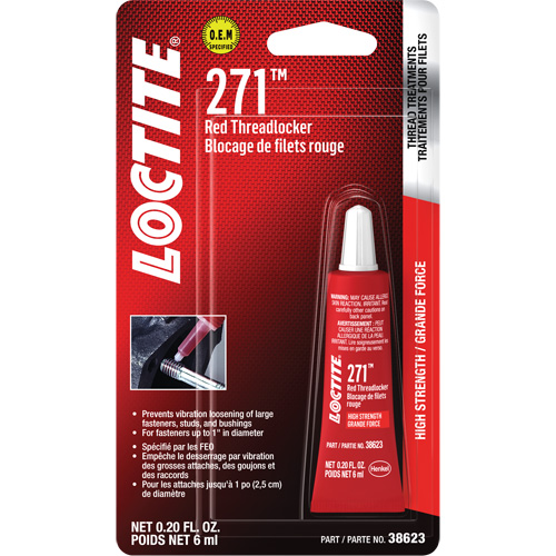 Compos&eacute; de blocage 271, Rouge, &eacute;lev&eacute;, 6 ml, Tube Toolneeds Inc.