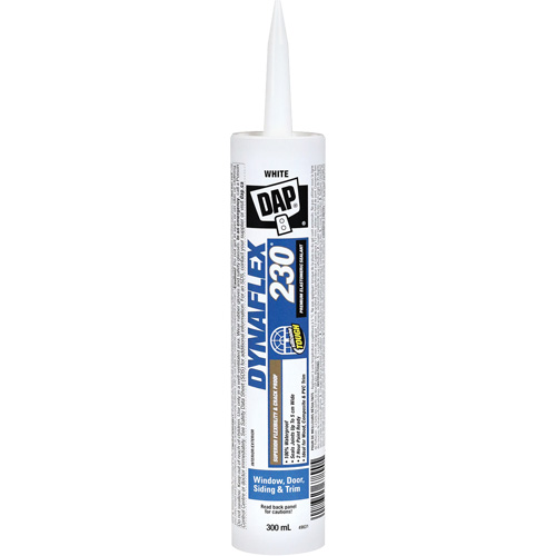 Dynaflex 230&reg; Premium Elastomeric Sealant, 300 ml, Cartridge, White Toolneeds Inc.