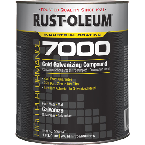 Compos&eacute; de galvanisation &agrave; froid performant du syst&egrave;me 7200, Canette Toolneeds Inc.