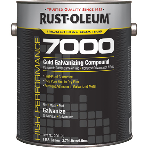 High-Performance 7000 System Cold Galvanizing Compound, Gallon Toolneeds Inc.