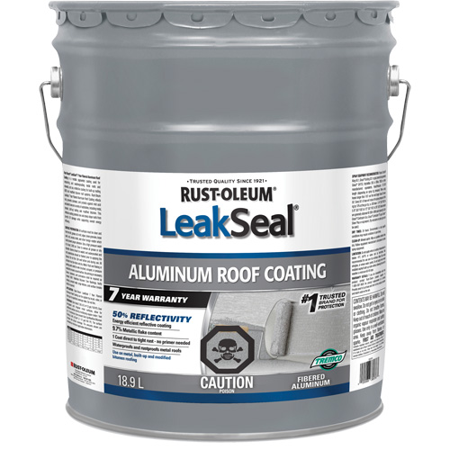 Rev&ecirc;tement de toit en aluminium 7 ans LeakSeal Toolneeds Inc.