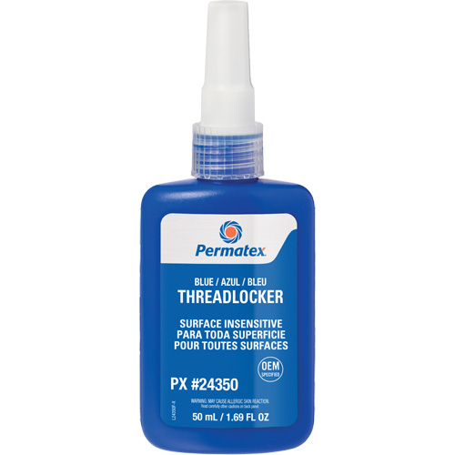 Surface Insensitive Threadlocker, Blue, High, 50 ml, Bottle Toolneeds Inc.