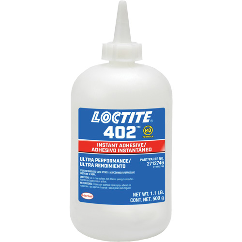 402 Instant Adhesive, Clear, Bottle, 500 g Toolneeds Inc.