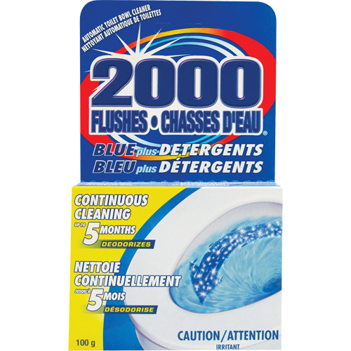 2000 Flushes&reg; Blue Plus Toilet Bowl Cleaning Detergent, 100 g, Tablet Toolneeds Inc.