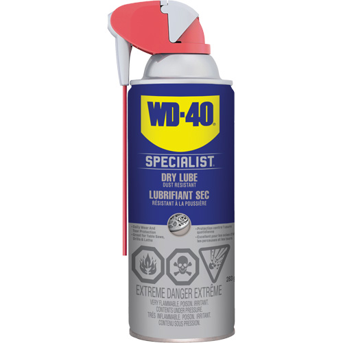 Vaporisateur lubrifiant solide r&eacute;sistant &agrave; la salet&eacute; et la poussi&egrave;re Specialist, Canette a&eacute;rosol Toolneeds Inc.